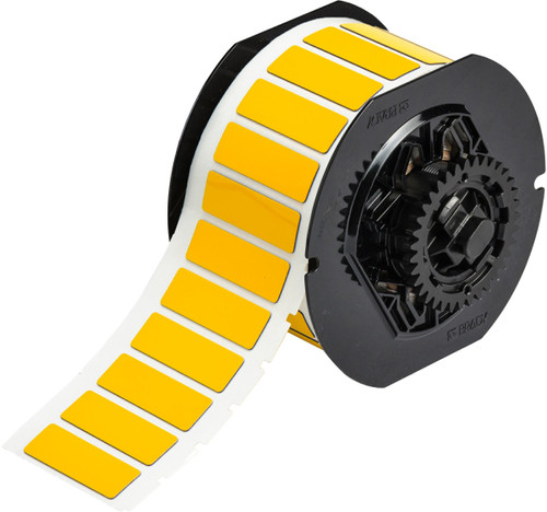 Brady 1.77" x 0.59" Raised Panel Label (Yellow) (Cartridge of 450 Labels) - B30EP-172-593-YL