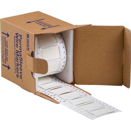 3PS-750-2-WT-2 Brady PermaSleeve Marker Label - Image1