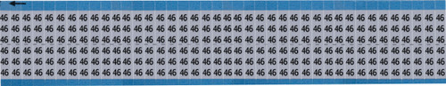 Brady Label (Pack) Wire Marker - AF-46-SC-PK