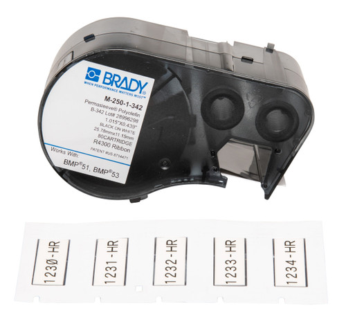 Brady PermaSleeve Series Label - M-250-1-342