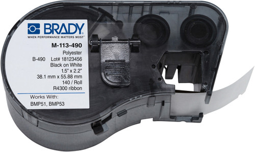 Brady FreezerBondz Label (Cartridge) - M-113-490