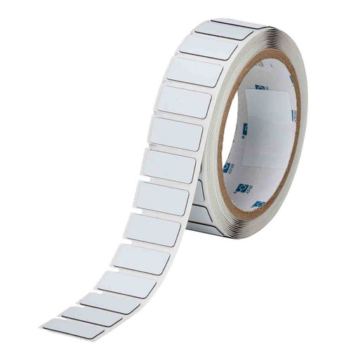 THTEP171-593-.25 Brady Raised Panel Polyester Half Circle Push Button Label - Image1