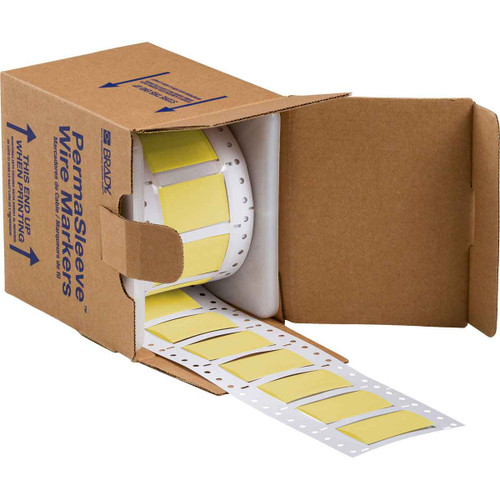 3FR-750-2-YL-S-2 Brady Fluid Sleeve Resistant Permasleeve Marker Label - Image1