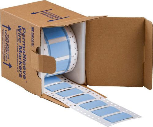Brady PermaSleeve Marker Label - 3PS-750-2-BL-S-2