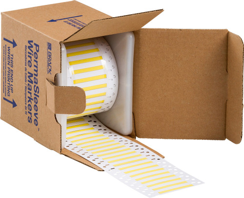 Brady PermaSleeve Marker Label - 3PS-094-2-YL-S-2