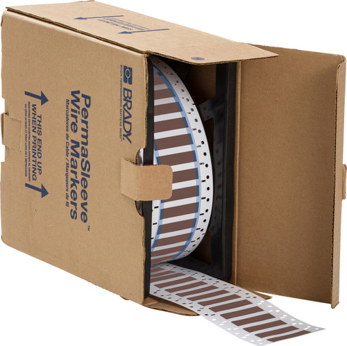 Brady PermaSleeve Marker Label - 3PS-375-2-BR-S-2