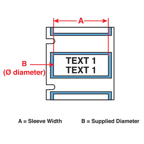 Brady PermaSleeve Series Label (Roll) - M71-750-175-344YL