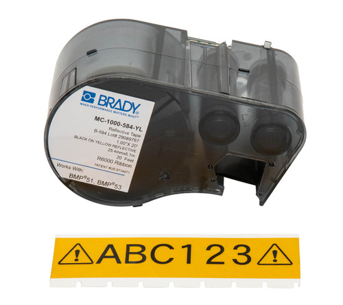 Brady Reflective Label - MC-1000-584-YL