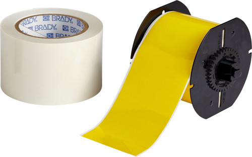 Brady 3" x 100' ToughBond Label - B30C-3000-483YL-KT