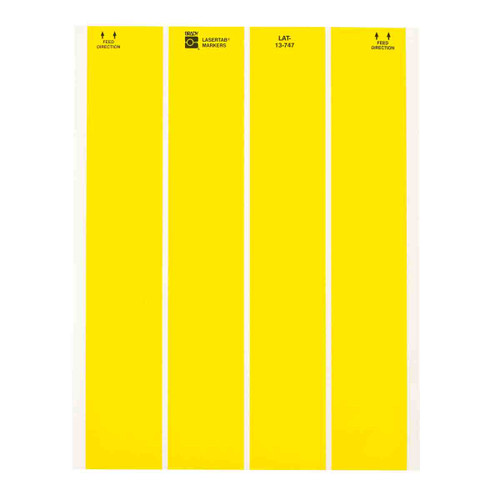 LAT-13-747-2.5-YL Brady  Label - Image1