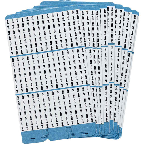 PWM-9 Brady Porta-Pack Individual Number Ten Pack Refills Wire Marker - Image1