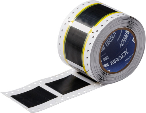 Brady High Temperature PermaSleeve Marker Label - 2HT-1500-2-BK-S