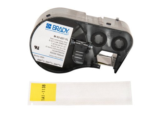 Brady Self-Laminating Label - M-53-427-YL