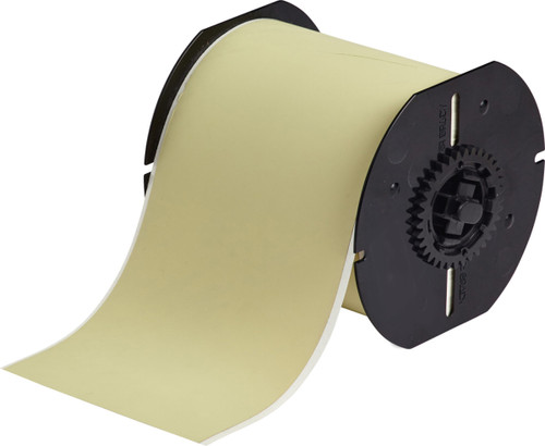 Brady 4" x 130' Ultra Durable Polyimide Labels Label (Amber) (Cartridge of 130 Feet) - B30C-4000-724