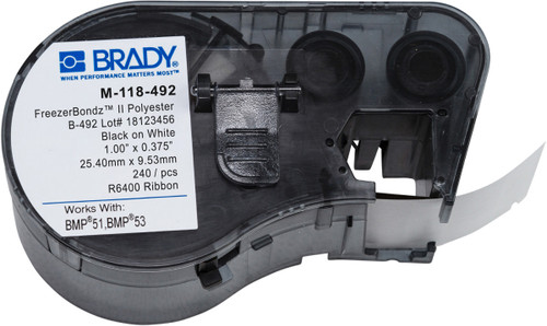 Brady FreezerBondz Label (Cartridge) - M-118-492