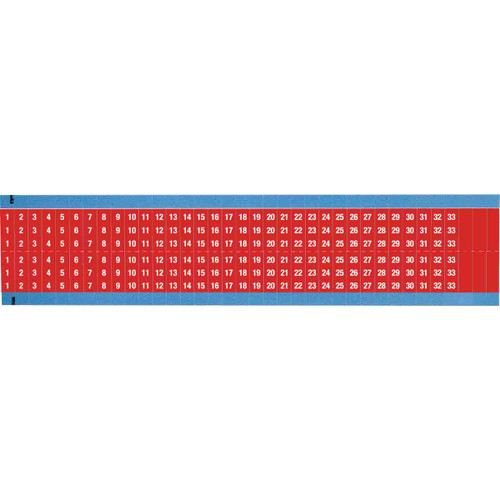 WM-1-33-RD-SC-PK Brady  Wire Marker - Image1