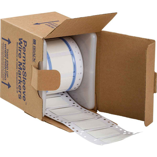 3PS-750-2-WT-S-2 Brady PermaSleeve Marker Label - Image1