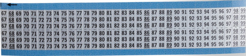 Brady Label (Pack) Wire Marker - AF-67-99-SC-PK