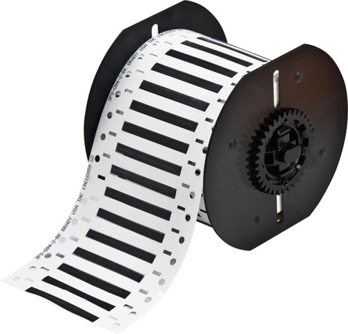 Brady 2" x 0.182" PermaSleeve Series Label (Black) (Roll of 1000 Each) - B33D-94-2-342BK