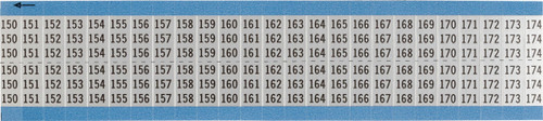 Brady Label (Pack) Wire Marker - AF-150-174-SC-PK