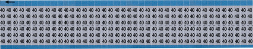 Brady Label (Pack) Wire Marker - AF-40-SC-PK