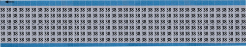 Brady Label (Pack) Wire Marker - AF-38-SC-PK