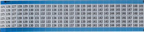 Brady Label (Pack) Wire Marker - AF-125-149-SC-PK