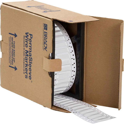 2LSZH-250-2-WT-3 Brady Low Smoke Zero Halogen PermaSleeve Marker Label - Image1
