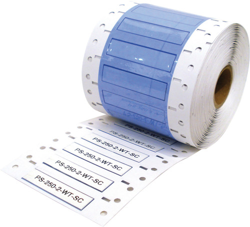 Brady PermaSleeve Marker Label - 3PS-250-2-WT-SC-2