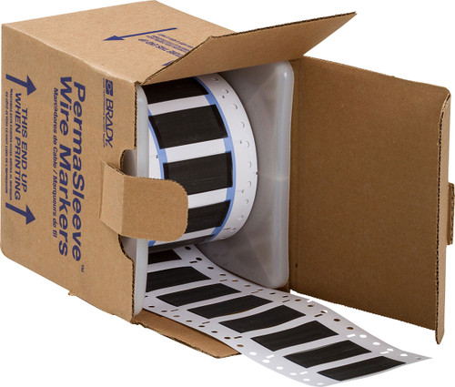 Brady PermaSleeve Marker Label - 3PS-500-2-BK