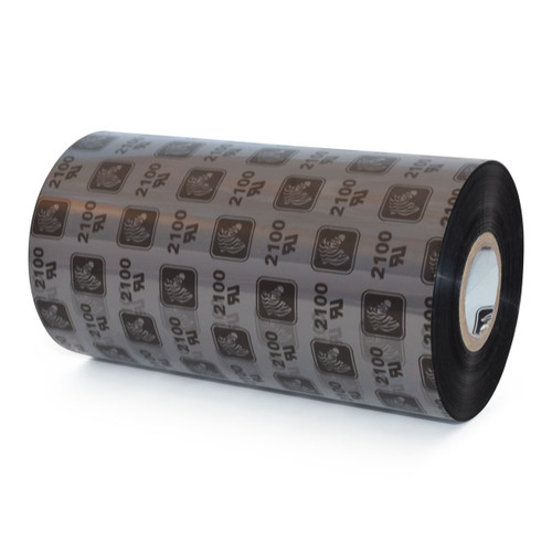 Zebra 5.16" x 2,955' 2100 Wax Ribbon (Roll) - 02100BK13190-EA