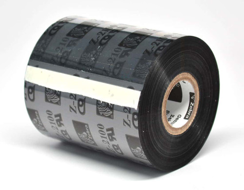 Zebra 4.33" x 2,955' 2100 Wax Ribbon (Roll) - 02100BK11090-EA