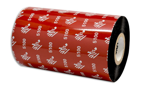 Zebra 6.06" x 1,476' 5100 Resin Ribbon (Roll) - 05100BK15445-EA