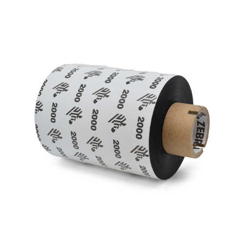 Zebra 3.31" x 984' 2000 Wax Ribbon (Roll) - 02000GT08430-EA