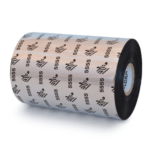 Zebra 4.33" x 1,476' 5555 Wax/Resin Ribbon (Roll) - 05555BK11045-EA