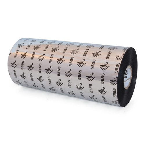 Zebra 6.85" x 1,476' 5555 Wax/Resin Ribbon (Roll) - 05555BK17445-EA