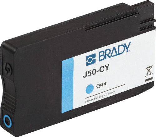 Brady J5000 Ribbon (Cyan) (Cartridge) - J50-CY