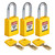 NYL-YLW-38ST-KA3PK Brady  Accessory - Image1