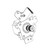 Zebra ZT600 Series Drive Motor with Pulley Assembly Kit - P1083320-057