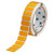 THTEP171-593-.25YL Brady Raised Panel Polyester Half Circle Push Button Label - Image1