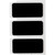 THTEP172-593-.25BK Brady Raised Panel Polyester Half Circle Push Button Label - Image3