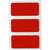THTEP172-593-.25RD Brady Raised Panel Polyester Half Circle Push Button Label - Image3