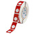 THTEP168-593-.25RD Brady Raised Panel Polyester Half Circle Push Button Label - Image1
