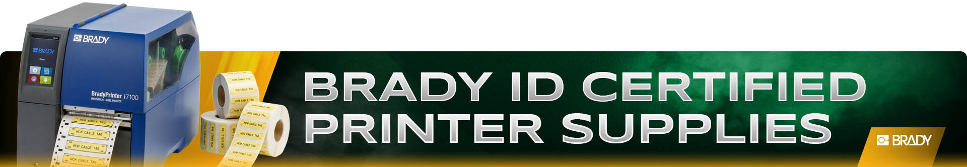 Brady ID Barcode Printing Supplies