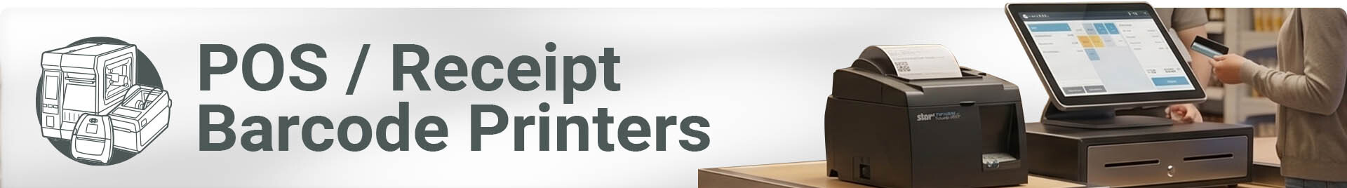 pos receipt barcode printers