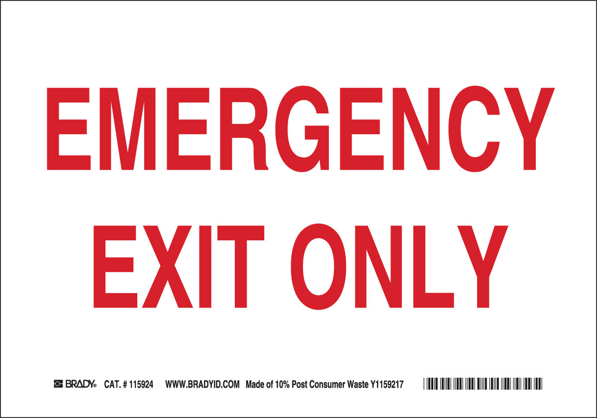 Brady Label (Sign) - 115924 | Advanced Automation, Inc.