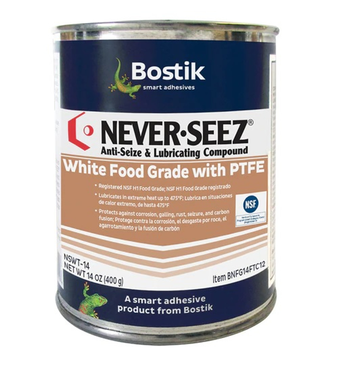 Anti-Seize Compound Bostik Never-Seez NSWT-14 White Food Grade