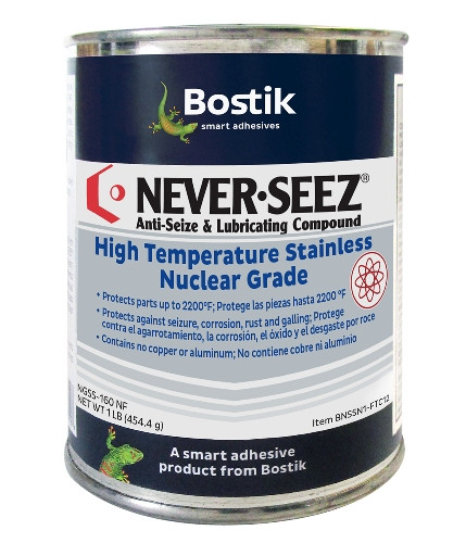AntiSeize Bostik NeverSeez Nuclear Grade Pure Nickel Special and High