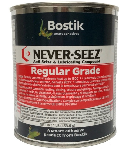 AntiSeize Compound Bostik NeverSeez Regular Grade 1 lb. Can NS160