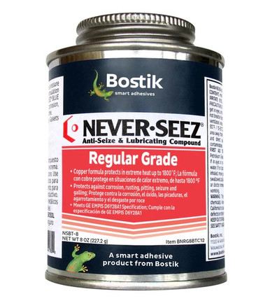 Anti-Seize Compound Bostik Never-Seez Regular Grade 8 oz. Brush